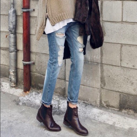 COPY - Frye Erin Chelsea Genuine Leather Brown An… - Picture 2 of 16